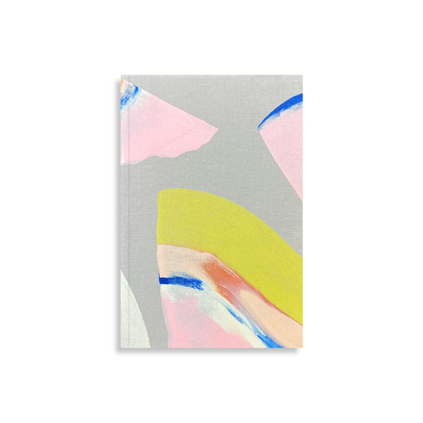 Moglea Citron Pocket Softcover Notebook with vibrant yellow cover and compact size, ideal for quick notes and journaling.