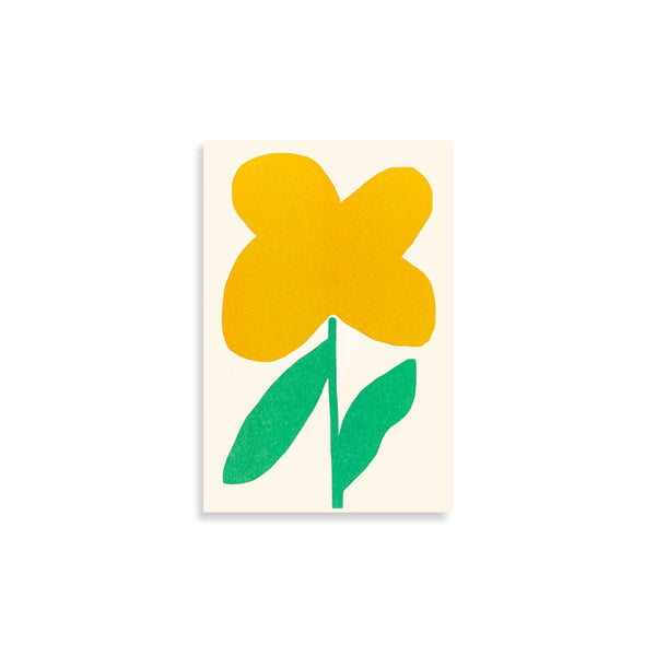 Moglea Oxalis Pad notepad with floral design, featuring a soft green and pink cover, ideal for note-taking and writing.