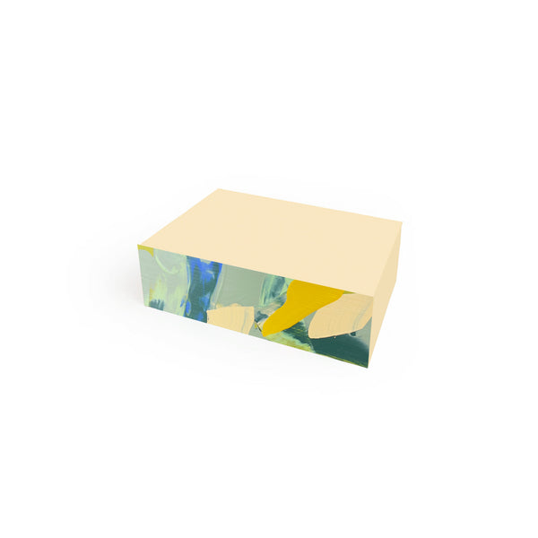 Small Moglea Lichen Swirl Pad notepad with delicate swirl design on the cover, ideal for note-taking and journaling.