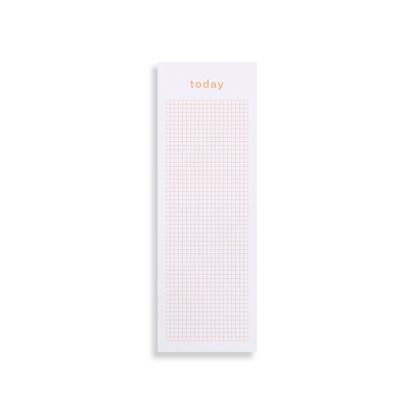 Moglea Slim Pad notepad featuring a sleek, minimalist design with the word "Today" on the cover for daily planning.